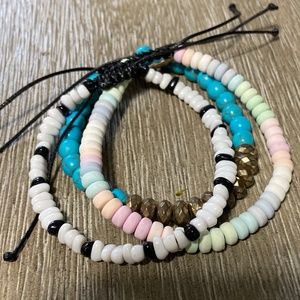 Plunder bracelet trio